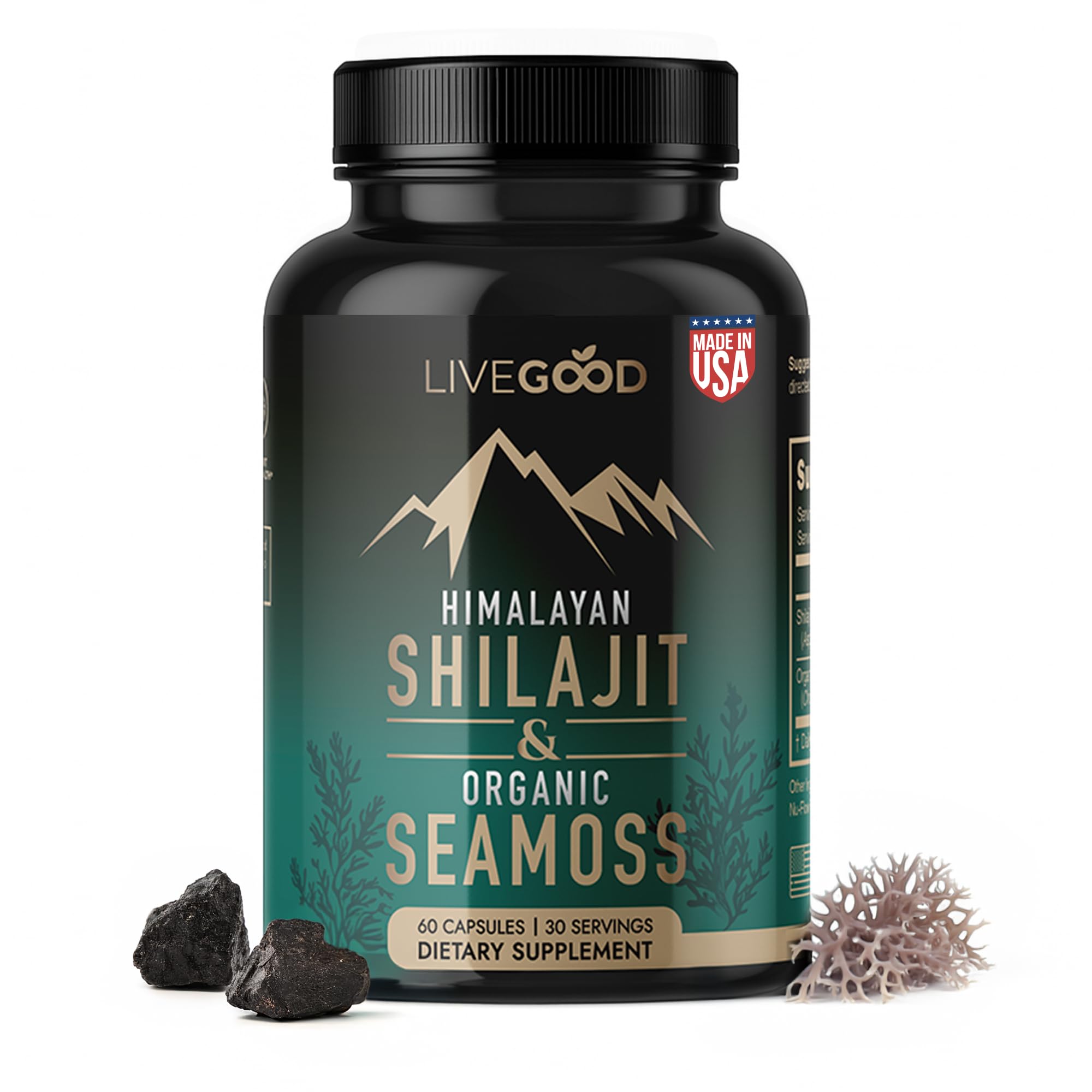 Amazon.com: LIVEGOOD Himalayan Shilajit and Organic Sea Moss